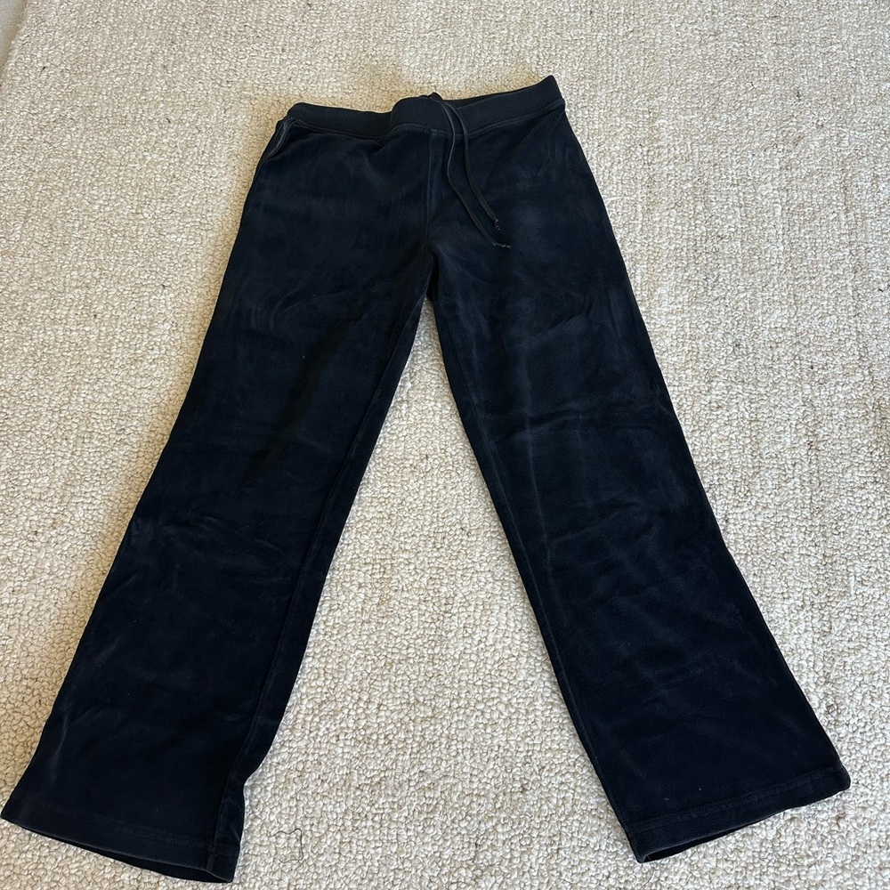 Hanes Black Velour Trousers